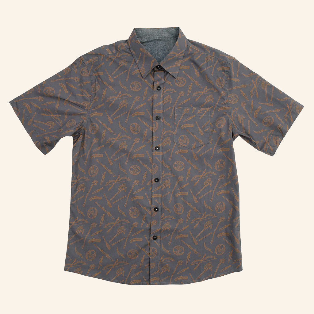 Critical Role Merch Vox Machina Weapons Button Up Shirt Cool Christmas Gifts For Guys – Moonbestprint