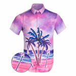 Rocket Beach Button Down Shirt Tactical Aloha Print Shirt Gun Lovers Gifts For Him – Moonbestprint
