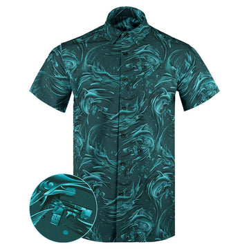 Gone Fishing Button Down Shirt Concealed Carry Hawaiian Shirt Best Christmas Gifts For Dad – Moonbestprint