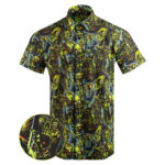 Living Dead Button Down Shirt Tactical Aloha Shirt Present For Husband – Moonbestprint