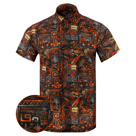 Lei Em Down Button Down Shirt Tactical Hawaiian Shirt Good Gifts For Brother – Moonbestprint