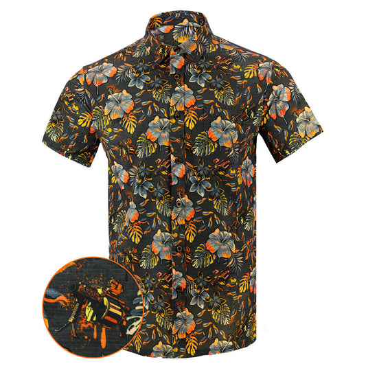 Hawaiian Drip Button Down Shirt Tactical Aloha Shirt Cool Christmas Gifts For Guys – Moonbestprint