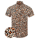 Leopard Button Down Shirt Tactical Hawaiian Shirt Present For Husband – Moonbestprint