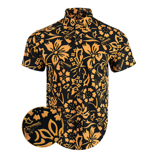 Fear And Loathing Raoul Button Down Shirt Tactical Aloha Shirt Christmas Present For Dad – Moonbestprint