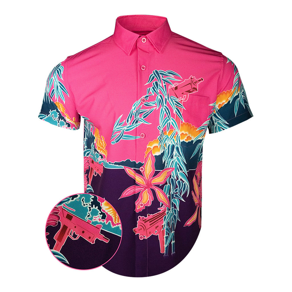 Scarface 2 Manny Button Down Shirt Tactical Hawaiian Shirt Christmas Gifts For Boyfriend – Moonbestprint