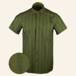 Subtle Series OD Green Button Down Shirt Gun Print Hawaiian Shirt Present For Dad – Moonbestprint