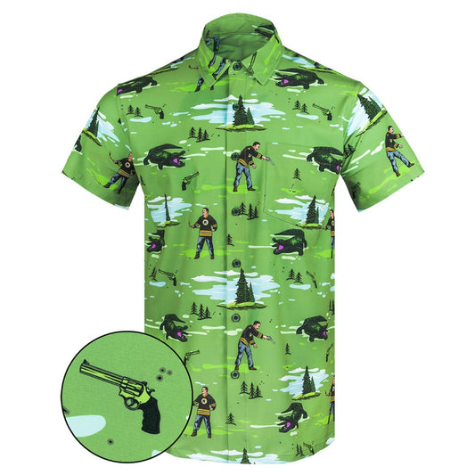 The Gilmore Button Down Shirt Tactical Hawaiian Shirt Gift Ideas For Gun Lovers – Moonbestprint