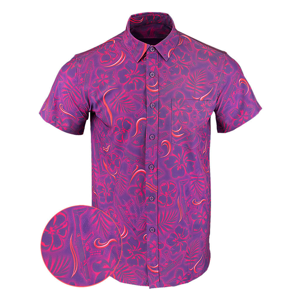 Tropic Strike Button Down Shirt Hawaiian Tactical Button Down Christmas Gifts For Him – Moonbestprint