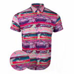 Vapor Button Down Shirt Tactical Aloha Print Shirt Pro Gun Merch Birthday Gift For Husband – Moonbestprint