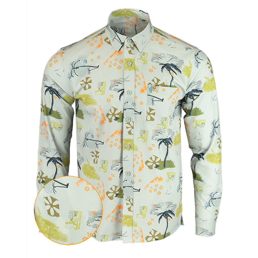 Escobar Long Sleeve Button Down Shirt Hawaiian Tactical Button Down Christmas Gift For Brother – Moonbestprint