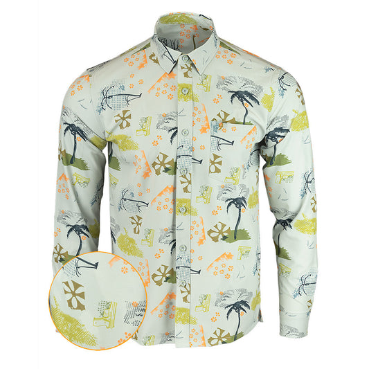 Escobar Long Sleeve Button Down Shirt Hawaiian Tactical Button Down Christmas Gift For Brother – Moonbestprint