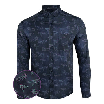 Zodiac Long Sleeve Button Down Shirt Tactical Hawaiian Shirt Pro Gun Rights Merch Gifts For Him – Moonbestprint