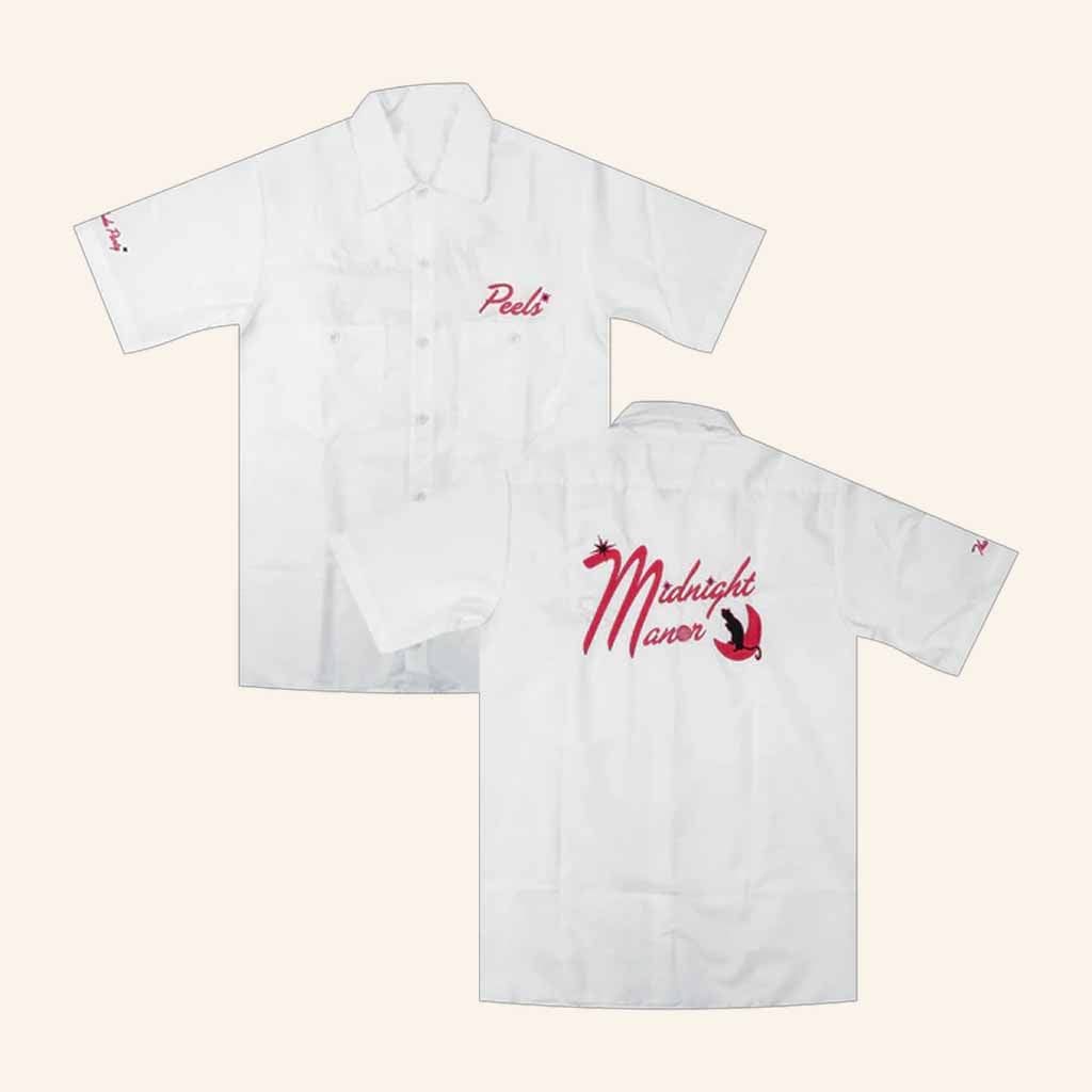 The Nude Party Merch Peels Midnight Manor White Button Up Shirt Gifts For Sister – Moonbestprint