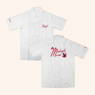 The Nude Party Merch Peels Midnight Manor White Button Up Shirt Gifts For Sister – Moonbestprint