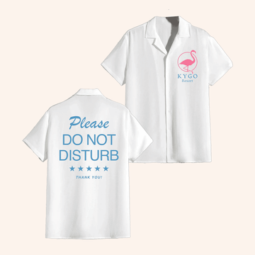 Kygo Merch Flamingo Kygo Resort Please Do Not Disturb Button Up Shirt Gift For Husband – Moonbestprint