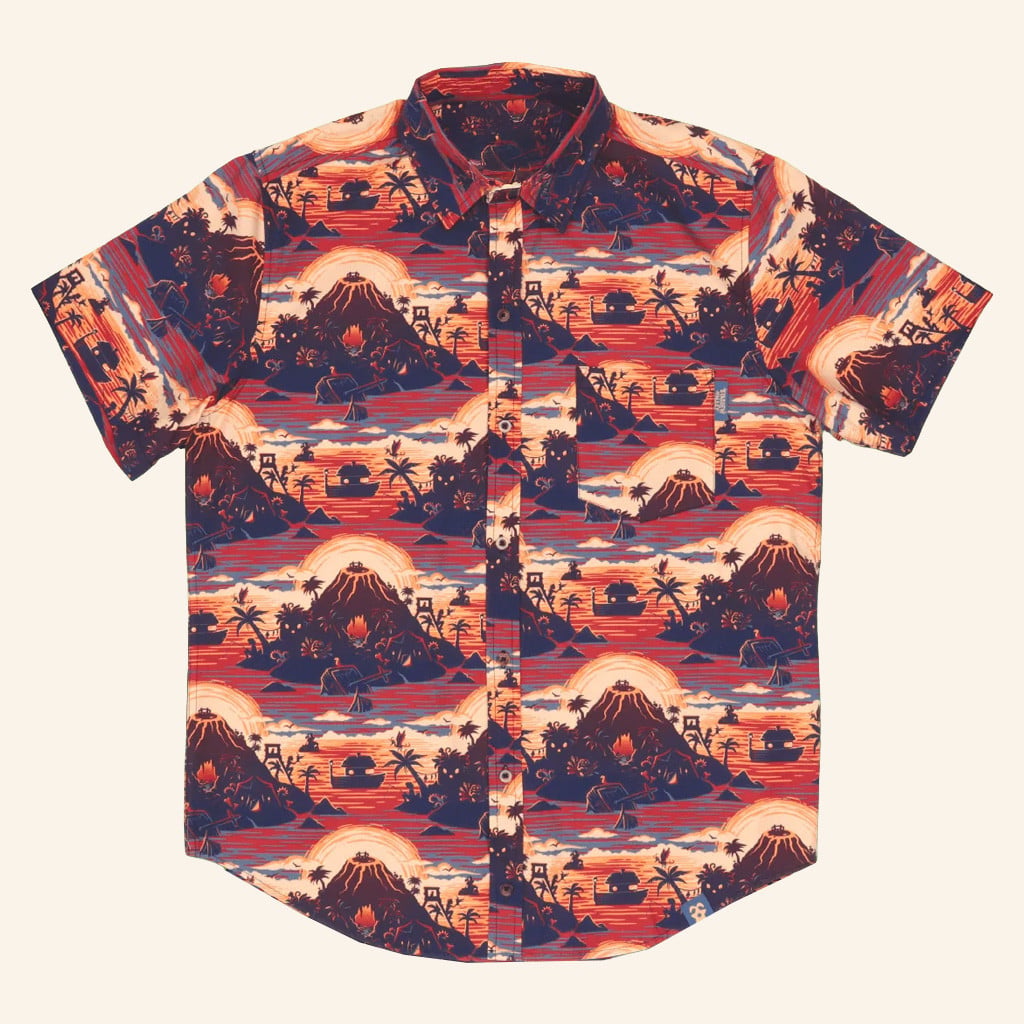 Stardew Valley Merch Ginger Island Resort Button Up Shirt Gifts For Brother – Moonbestprint