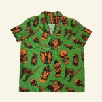Future Monsters Merch Trick Or Trinkets Iii Button Up Shirt Halloween Gifts Ideas – Moonbestprint