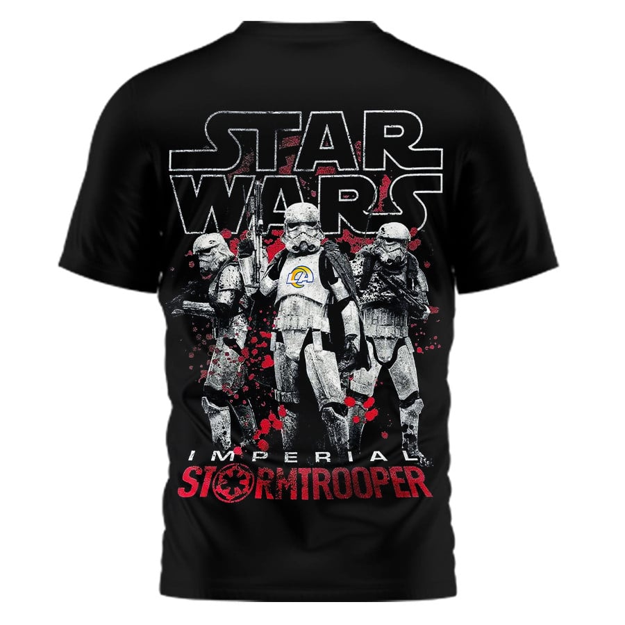 Los Angeles Rams | Premium NFL Star Wars Imperial Stormtrooper 3D Shirt Moonbestprint