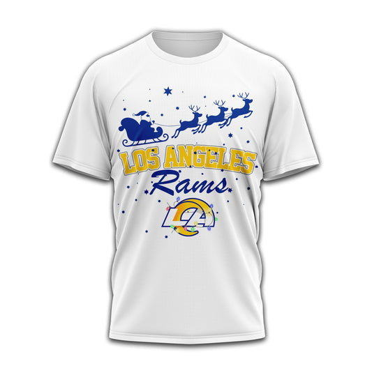 Los Angeles Rams | Premium NFL Sweet Christmas 3D Shirt Moonbestprint