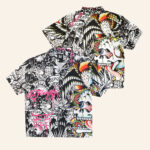 Ed Hardy Merch Battle Skull Hawaiian Shirt Ed Hardy Shirt Gift Ideas For Husband - WearandDecor – Moonbestprint