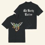 Ed Hardy Merch Dragon Twill Hawaiian Shirt Ed Hardy Tattoo Shirt Gifts For Dad - WearandDecor – Moonbestprint