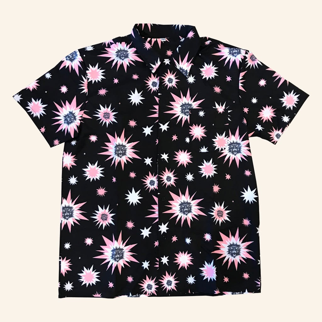 Merch Connection Shirt Tiger Army Tiger Burst Button Up Shirt Gifts For Boyfriend - WearandDecor – Moonbestprint