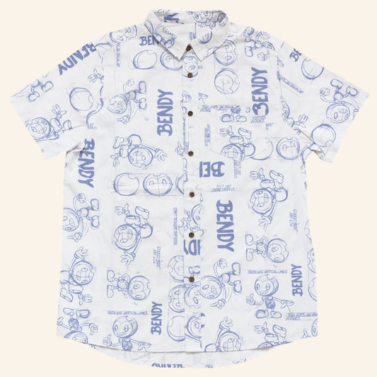 Bendy Merch Bendy Concept Art Hawaiian Shirt Christmas Gift Ideas For Son - WearandDecor – Moonbestprint