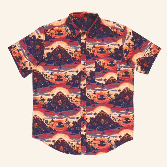 Homestar Runner Merch Ginger Island Resort Button Up Shirt Stardew Valley Shirt Gifts For Dudes - WearandDecor – Moonbestprint