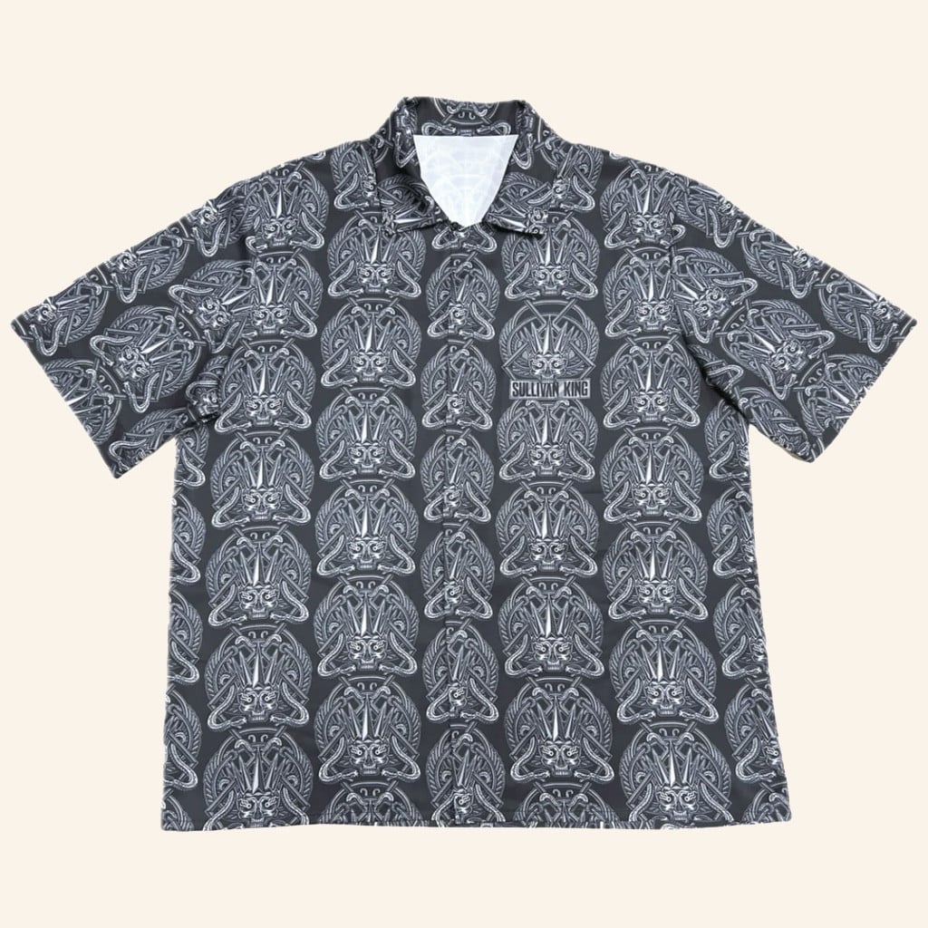 Sullivan King Merch Reckless Beach Club Button Up Shirt Serpent Skull Shirt Gifts For Dad - WearandDecor – Moonbestprint