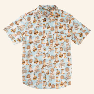 Whataburger Merch Sendero x Whataburger Cowboy Drive Thru Hawaiian Shirt Husband Gifts - WearandDecor – Moonbestprint