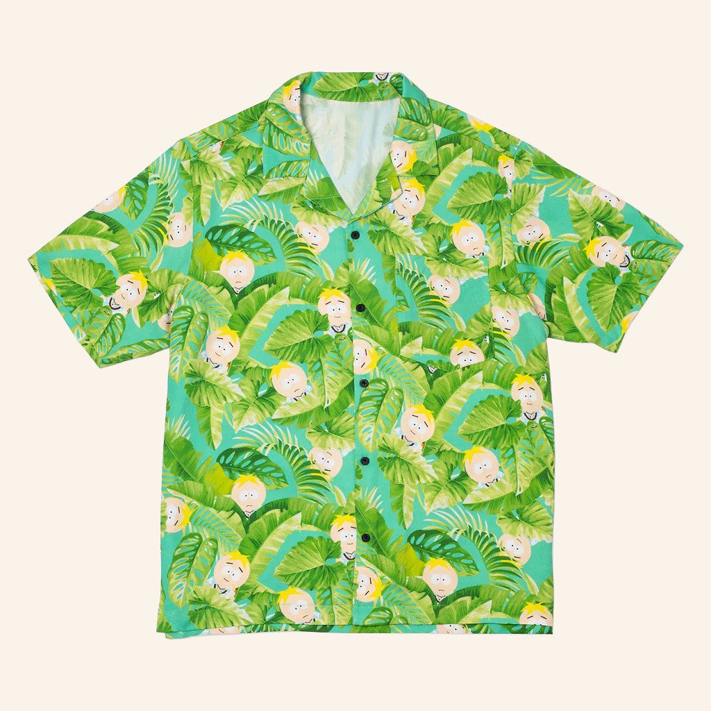 South Park Merch South Park Butters Bash Cabana Hawaiian Shirt Present For Him – Moonbestprint