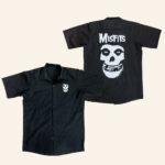 Misfits Merch Misfits Fiend Skull Button Up Shirt Best Gifts For Rock Lovers – Moonbestprint
