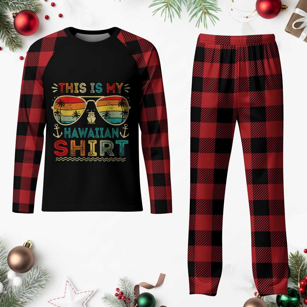This Is My Hawaiian Shirt Plaid Pajama Set Tropical Luau Gift For Couples – Moonbestprint