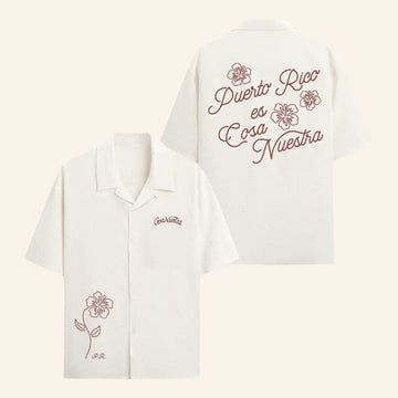 Rauw Alejandro Merch Puerto Rico Es Cosa Nuestra Button Up Shirt Gifts Ideas For Brothers - WearandDecor – Moonbestprint