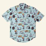 Saturday Night Live Merch SNL 50 x RSVLTS Lunch Lady Land Button Up Shirt Best Gifts For Fans - WearandDecor – Moonbestprint