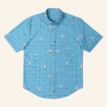 Saturday Night Live Merch SNL 50 x RSVLTS Down By The River Button Up Shirt Gifts For Him - WearandDecor – Moonbestprint