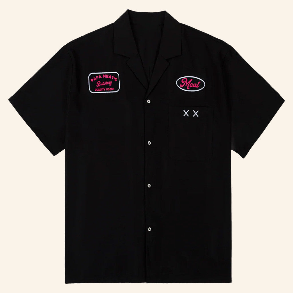 MeatCanyon Merch Papa Meat Button Up Shirt Gifts Ideas For Brothers - WearandDecor – Moonbestprint
