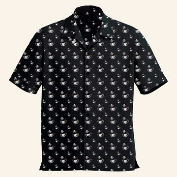 Persona Merch Persona 5 Royal Captain Kidd Button Up Short Sleeve Shirt Gifts For Game Lovers - WearandDecor – Moonbestprint