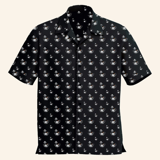 Persona Merch Persona 5 Royal Captain Kidd Button Up Short Sleeve Shirt Gifts For Game Lovers - WearandDecor – Moonbestprint