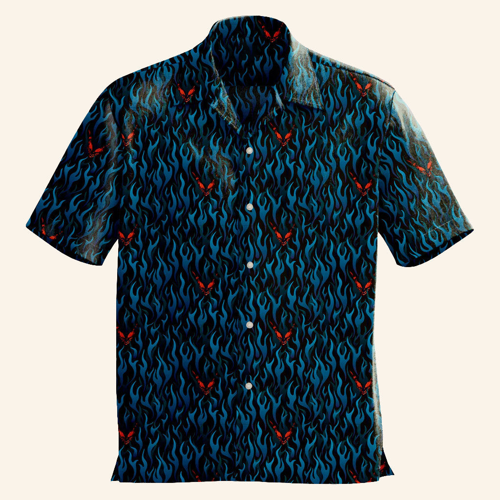 Persona Merch Persona 5 Royal Arsene Button Up Short Sleeve Shirt Gifts For Husband - WearandDecor – Moonbestprint