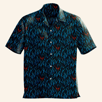 Persona Merch Persona 5 Royal Arsene Button Up Short Sleeve Shirt Gifts For Husband - WearandDecor – Moonbestprint