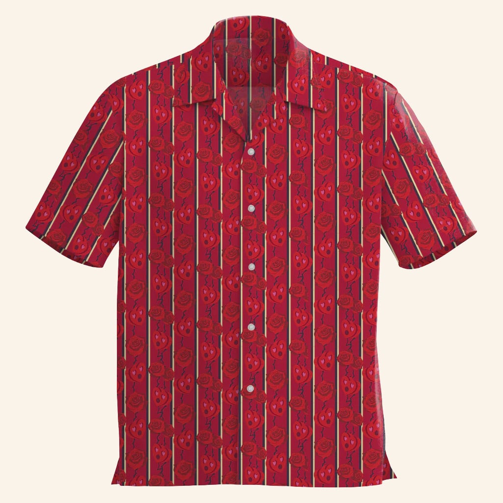 Persona Merch Persona 5 Royal Carmen Button Up Short Sleeve Shirt Birthday Gift For Husband - WearandDecor – Moonbestprint