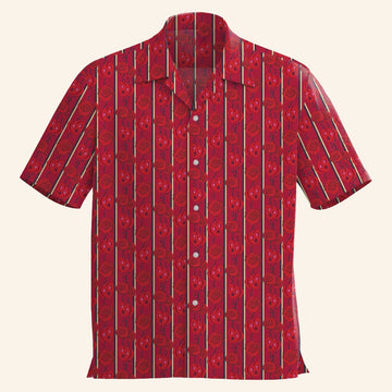 Persona Merch Persona 5 Royal Carmen Button Up Short Sleeve Shirt Birthday Gift For Husband - WearandDecor – Moonbestprint