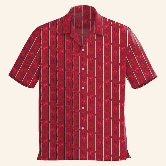 Persona Merch Persona 5 Royal Carmen Button Up Short Sleeve Shirt Birthday Gift For Husband - WearandDecor – Moonbestprint