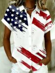 America 250th Anniversary Hawaiian Shirt USA Flag WoMen's Patriotic Shirts Gifts For Mom – Moonbestprint
