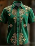 Vintage Saint Patrick's Day Hawaiian Shirt St Patty's Day Apparel Green Holiday Gift Ideas – Moonbestprint