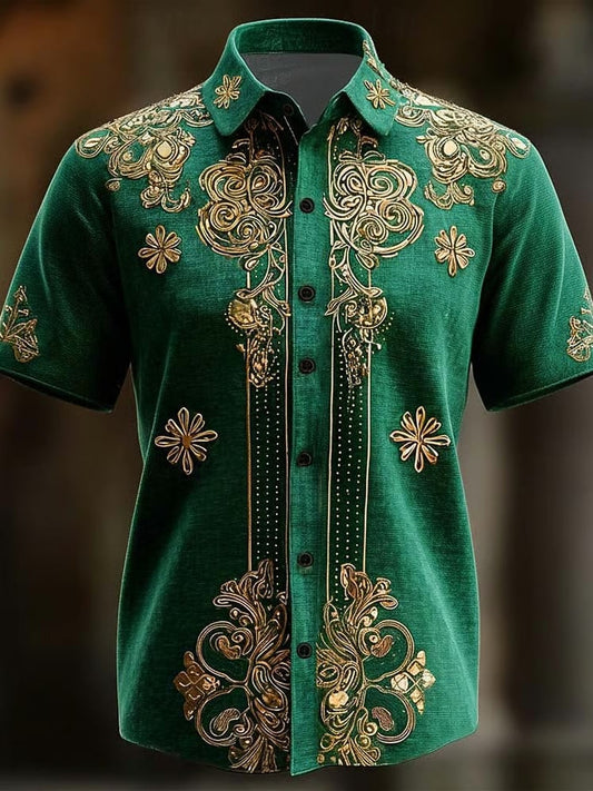 Vintage Saint Patrick's Day Hawaiian Shirt St Patty's Day Apparel Green Holiday Gift Ideas – Moonbestprint