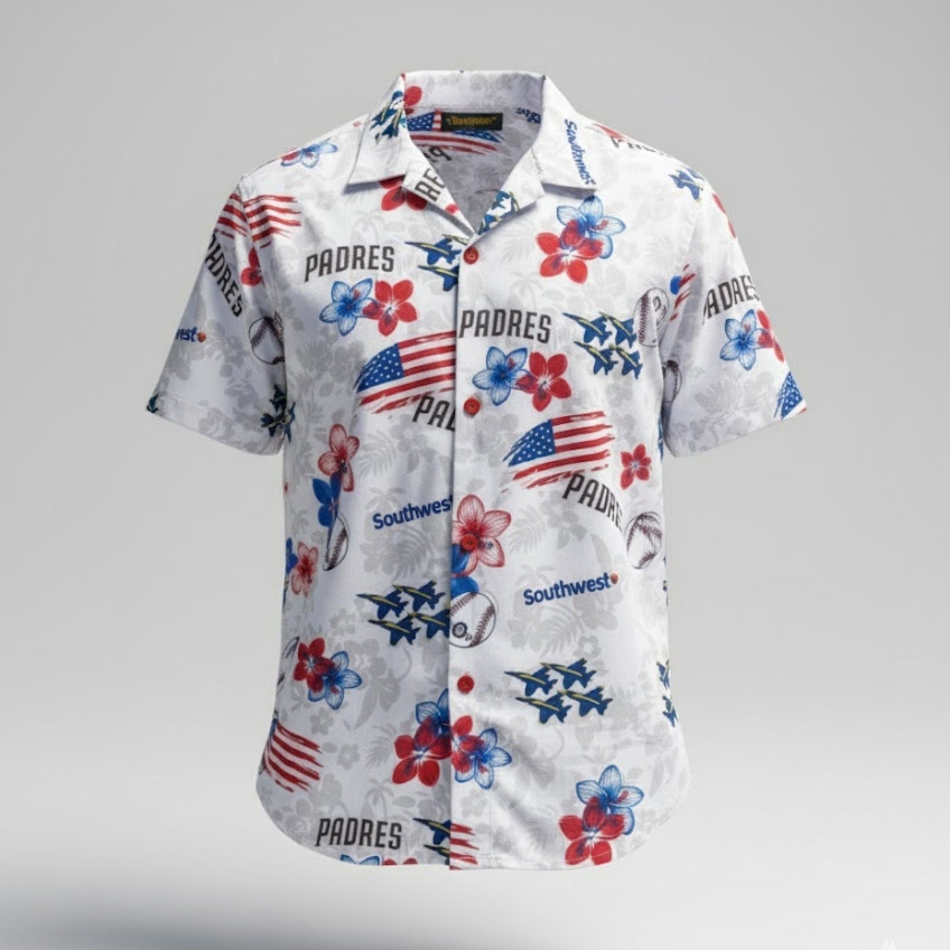 2026 San Diego Padres Patriotic Hawaiian Shirt Giveaway Birthday Gifts For Friends – Moonbestprint