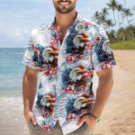 Usa 250 Anniversary Eagle 1776-2026 Patriotic Hawaii Shirt America 250 Merchandise Gifts For Patriots – Moonbestprint