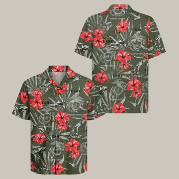 US Marines 250th Anniversary Hawaiian Shirt – Moonbestprint